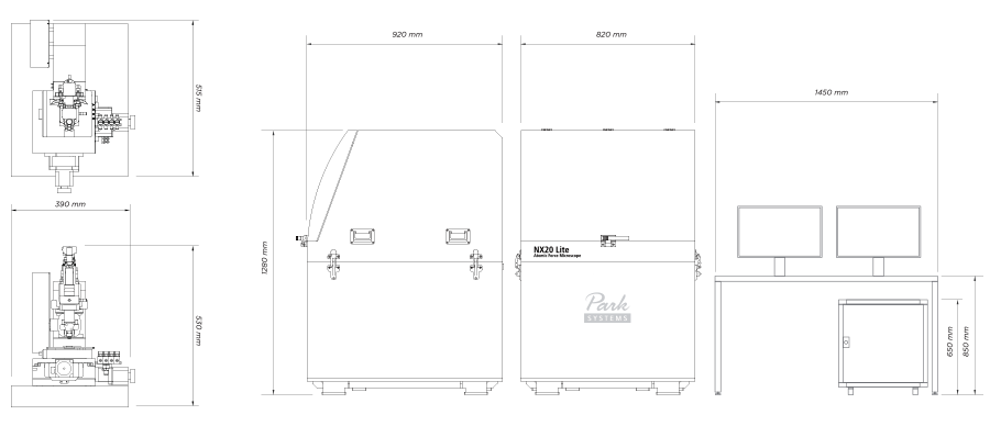 NX20 Lite demensions